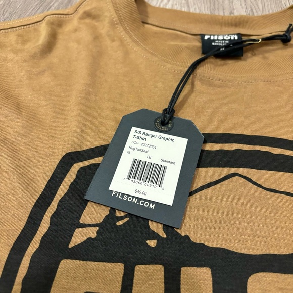 Filson Brown Short Sleeve Tee - Picture 5 of 6